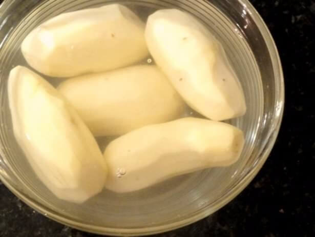 Patateslerin Kahverengileşmesini Önlemek İçin