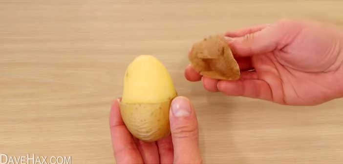 Pratik Patates Soyma Yöntemi