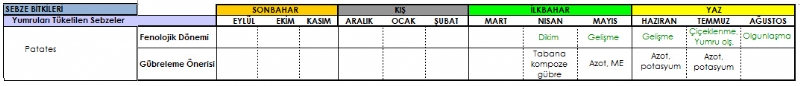 Patates Yetiştiriciliğinde Gübreleme Programı Nasıl Olmalıdır? Patates Gübreleme Programı